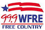 99.9 WFRE Free Country Logo