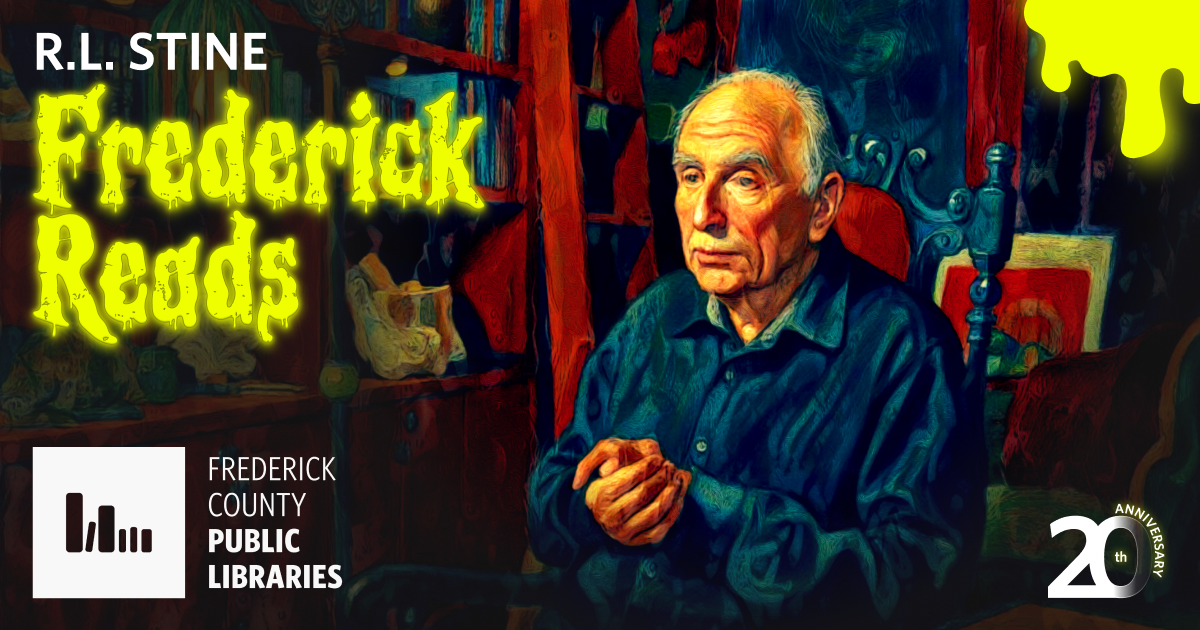 R.L Stine is your Frederick Reads Author