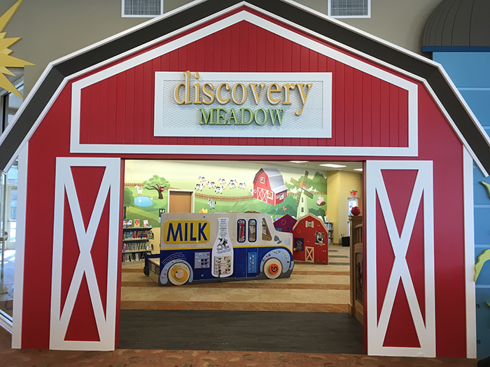 The Dairy Early Literacy Play and Learning Space at Walkersville Branch